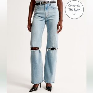 Abercrombie & Fitch High Rise 90’s Relaxed Jean - Size 28/6R
